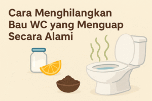 menghilangkan bau wc alami