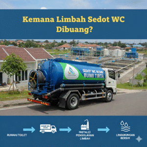 kemana limbah sedot wc dibuang