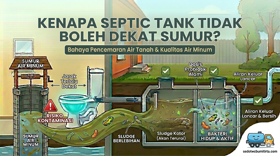 septic tank tidak boleh dekat sumur